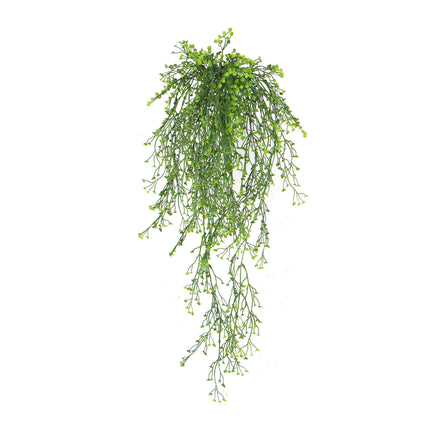 Artificial Hanging Plant (Natural Green) UV Resistant 90cm - ElectronX Plus