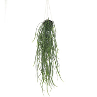 Artificial Hanging Potted Plant (Willow Leaf) 66cm UV Resistant - ElectronX Plus