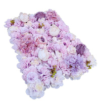 Artificial Flower Wall Backdrop Panel 40cm X 60cm Faux Pink Flowers - ElectronX Plus