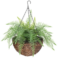 Large Artificial Hanging Basket (Fern Hanging Basket) - ElectronX Plus