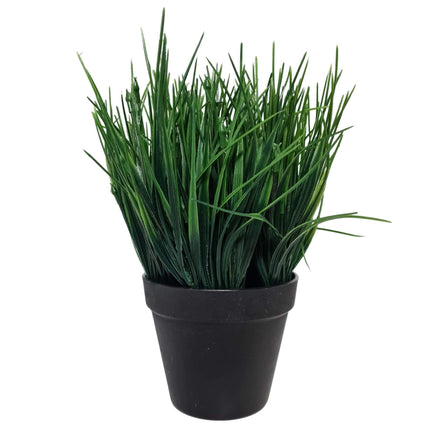 Artificial Ornamental Potted Dense Green Grass UV Resistant 30cm (Overstock Clearance) - ElectronX Plus