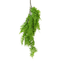 Artificial Hanging English Fern (Two-Tone) Foliage UV Resistant 80cm - ElectronX Plus