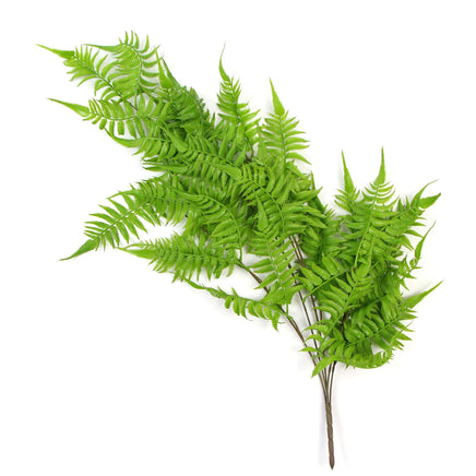 Artificial Hanging English Fern (Two-Tone) Foliage UV Resistant 80cm - ElectronX Plus