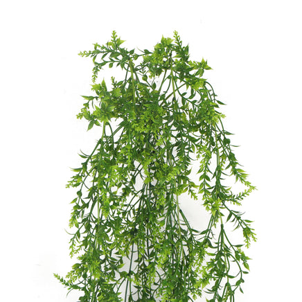 Artificial Dense Hanging Evergreen Plant (Two-Tone) UV Resistant 80cm - ElectronX Plus