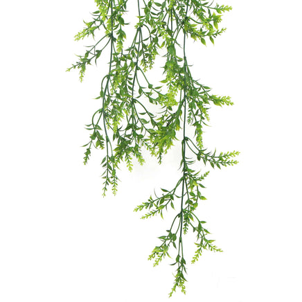 Artificial Dense Hanging Evergreen Plant (Two-Tone) UV Resistant 80cm - ElectronX Plus