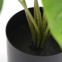 Potted Artificial Split Philodendron Plant With Real Touch Leaves 35cm - ElectronX Plus