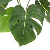 Potted Artificial Split Philodendron Plant With Real Touch Leaves 35cm - ElectronX Plus