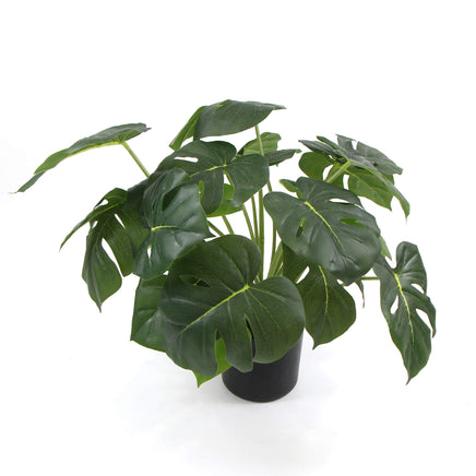 Dense Potted Artificial Split Philodendron Plant With Real Touch Leaves 50cm - ElectronX Plus