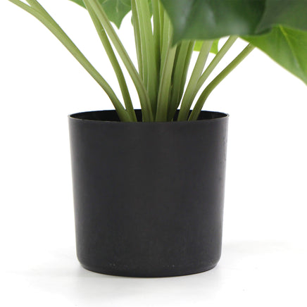 Dense Potted Artificial Split Philodendron Plant With Real Touch Leaves 50cm - ElectronX Plus