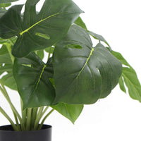 Dense Potted Artificial Split Philodendron Plant With Real Touch Leaves 50cm - ElectronX Plus