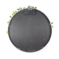 Flowering White Artificial Green Wall Disc UV Resistant 100cm (White Frame) - ElectronX Plus