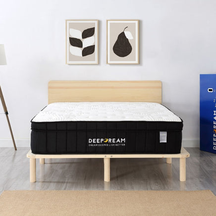 Charcoal Infused Super Firm Pocket Mattress Double - ElectronX Plus