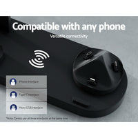 Devanti 4-in-1 Wireless Charger Dock Multi-function Charging Station for Phone - ElectronX Plus