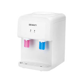 Devanti Water Cooler Dispenser Bench Top White - ElectronX Plus