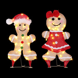 30 LED Christmas Lights Gingerbread Motif Fairy Light Decoration Jingle Jollys