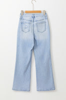 Beau Blue Vintage Light Wash Distressed Flare Jeans - ElectronX Plus