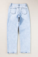 Beau Blue Acid Wash Straight Jeans - ElectronX Plus