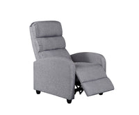 Luxury Fabric Recliner Chair - Grey - ElectronX Plus