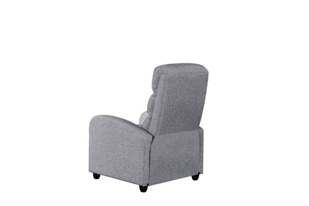 Luxury Fabric Recliner Chair - Grey - ElectronX Plus