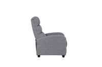 Luxury Fabric Recliner Chair - Grey - ElectronX Plus