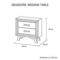 4 Pieces Bedroom Suite Queen Size Silver Brush in Acacia Wood Construction Bed, Bedside Table & Dresser - ElectronX Plus