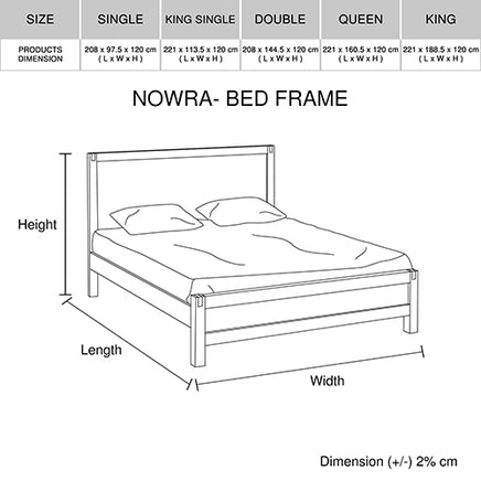 4 Pieces Bedroom Suite in Solid Wood Veneered Acacia Construction Timber Slat Queen Size Oak Colour Bed, Bedside Table & Dresser - ElectronX Plus